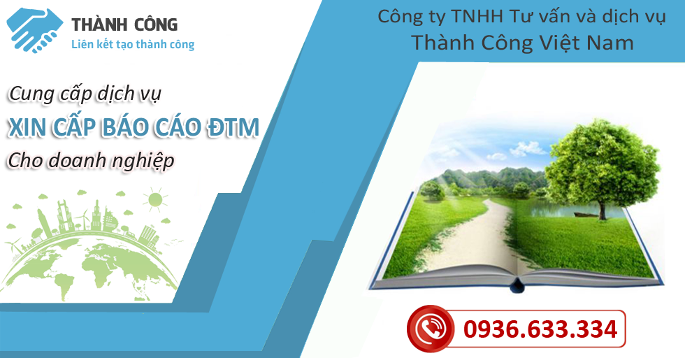 Cung cấp dịch vụ xin cấp báo cáo ĐTM dành cho doanh nghiệp mới thành lập