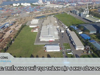 [Hải Phòng] Triển khai thủ tục thành lập 6 khu công nghiệp mới