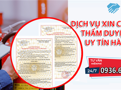 Dịch vụ xin cấp giấy thẩm duyệt PCCC nhanh chóng, uy tín hàng đầu hiện nay
