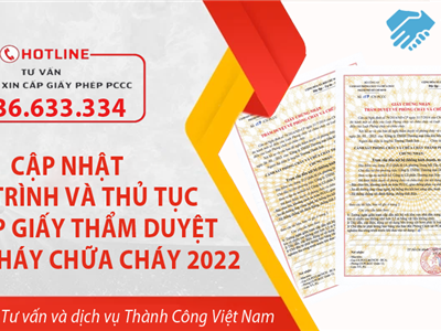 Cập nhật quy trình và thủ tục xin cấp giấy thẩm duyệt PCCC 2022 mới nhất